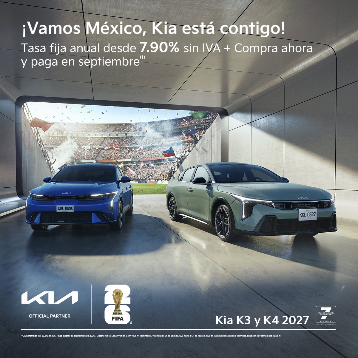 Kia K3 y K4 2027